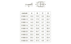Пряжка арт. 01B38 Пряжка арт. 01B38