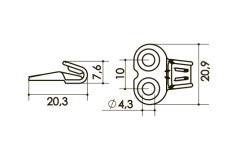 Крючок арт. 01D48 00