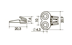 Крючок  арт. 04D48 00