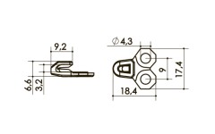Крючок  арт. 073T6 00