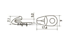 Крючок  арт. 073W2 00