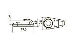 Крючок  арт. 073Y6 00