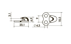 Крючок  арт. 07D99 00
