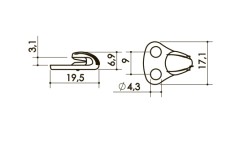 Крючок  арт. 07E11 00