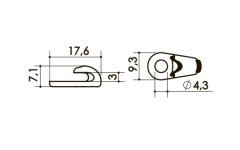 Крючок  арт. 07E12 BA