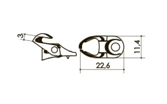 Крючок  арт. 07F20 00