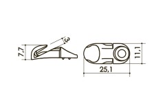 Крючок  арт. 07F21 00