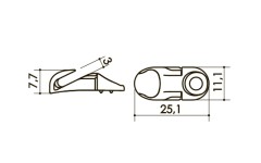Крючок  арт. 07F21 BA