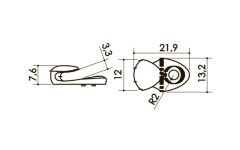 Крючок  арт. 07L74 00